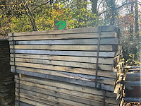 Set van 50 rustieke eiken houten wagonvloer - afbeelding 1 van  4