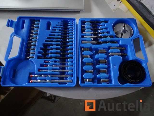 Set van 54 delen (bits, bits, gatzaag, doppen) - afbeelding 1 van  9