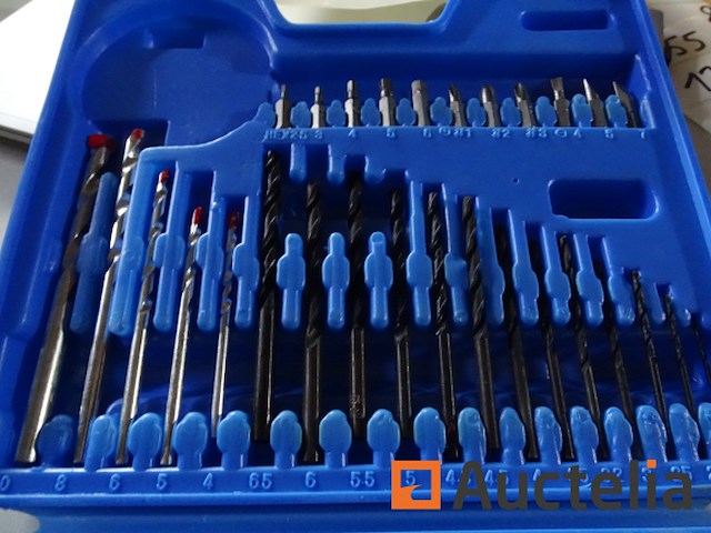 Set van 54 delen (bits, bits, gatzaag, doppen) - afbeelding 7 van  9