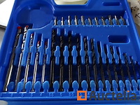 Set van 54 delen (bits, bits, gatzaag, doppen) - afbeelding 7 van  9