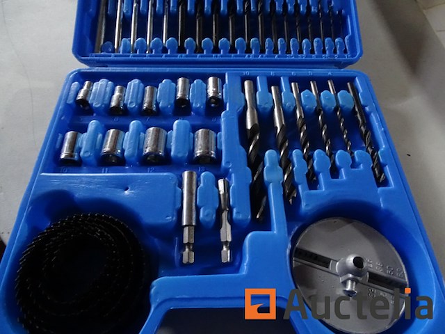 Set van 54 delen (bits, bits, gatzaag, doppen) - afbeelding 8 van  9