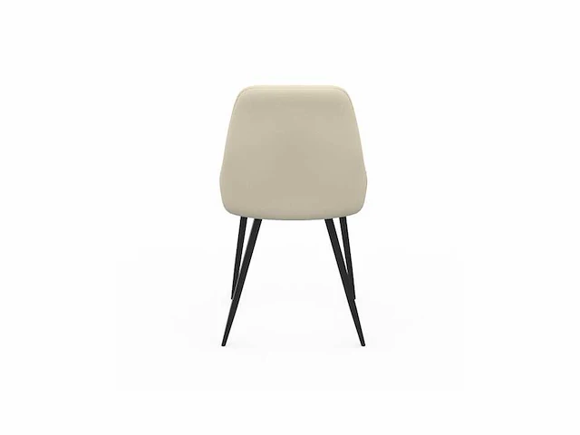 Set van 6 beige stoffen stoelen - afbeelding 6 van  6