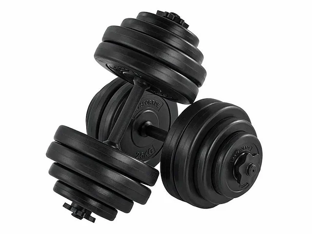 Set van 6 dumbbells - 2 x 30kg en 4 x 20 kg - afbeelding 2 van  6