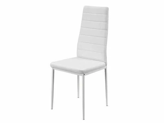 Set van 6 eetkamerstoelen - wit - afbeelding 2 van  5