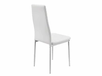 Set van 6 eetkamerstoelen - wit - afbeelding 3 van  5