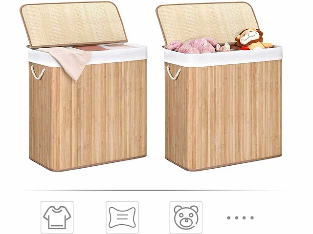 Set van 60 wasmanden - verschillende maten & ontwerpen - afbeelding 3 van  9