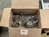 Set van 7 chromen blinders - afbeelding 1 van  1