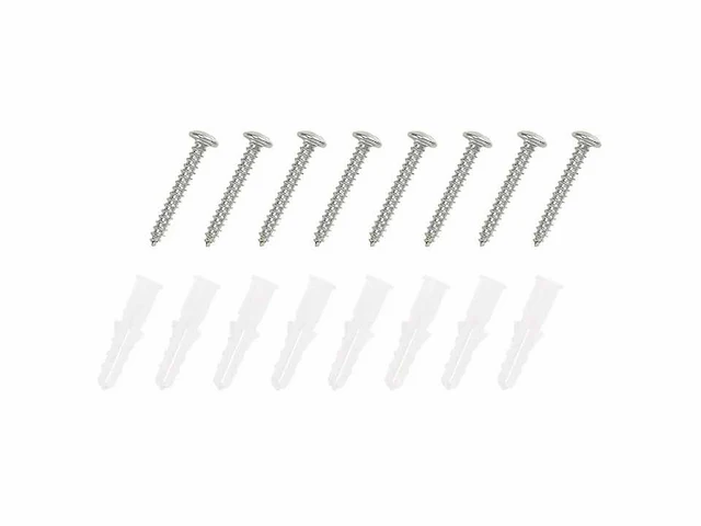 Set van 8 beschermroosters met deur en bevestigingsmateriaal - 300 cm - afbeelding 4 van  5