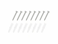 Set van 8 beschermroosters met deur en bevestigingsmateriaal - 300 cm - afbeelding 4 van  5