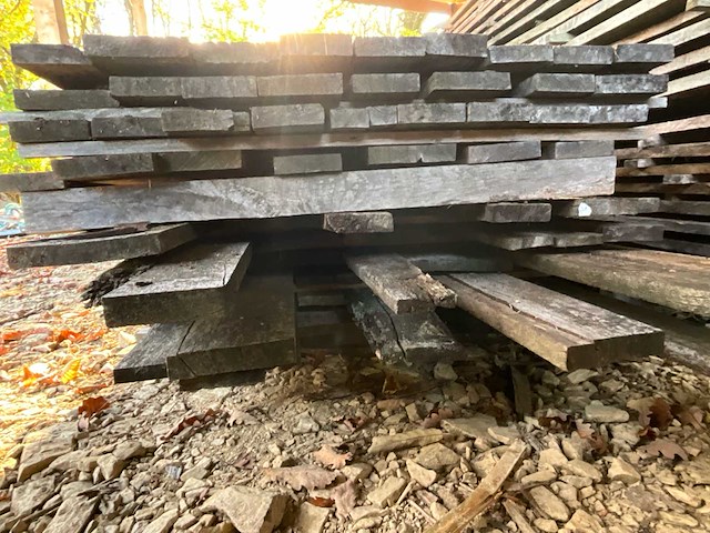 Set van rustieke eiken houten planken - afbeelding 5 van  7