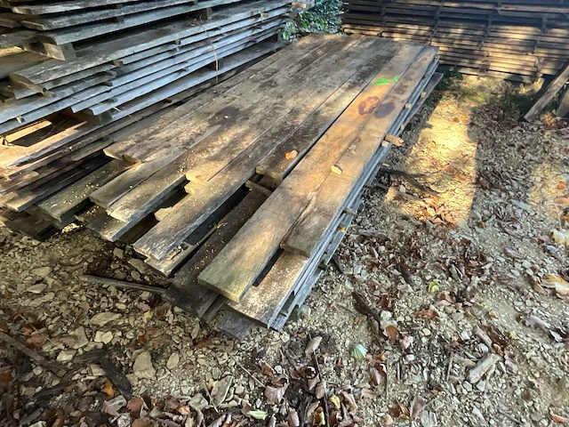 Set van rustieke eiken houten planken - afbeelding 7 van  7