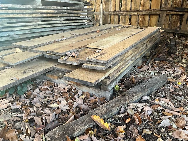 Set van rustieke eiken houten planken - afbeelding 2 van  6