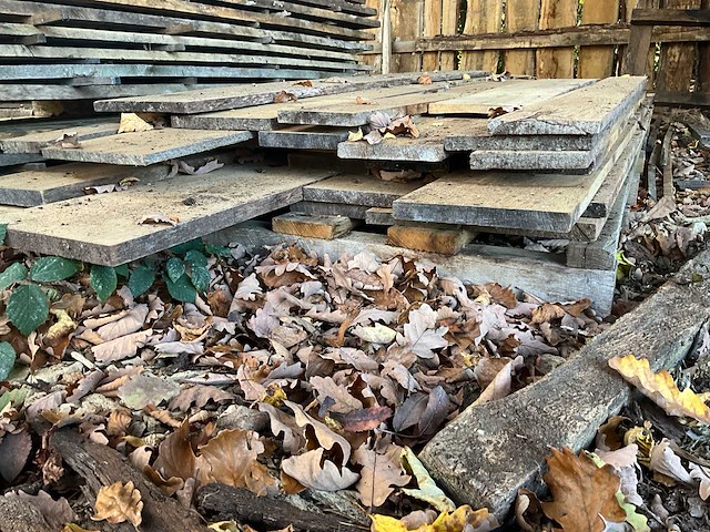 Set van rustieke eiken houten planken - afbeelding 6 van  6