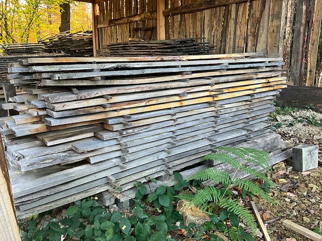 Set van rustieke eiken houten planken - afbeelding 1 van  6