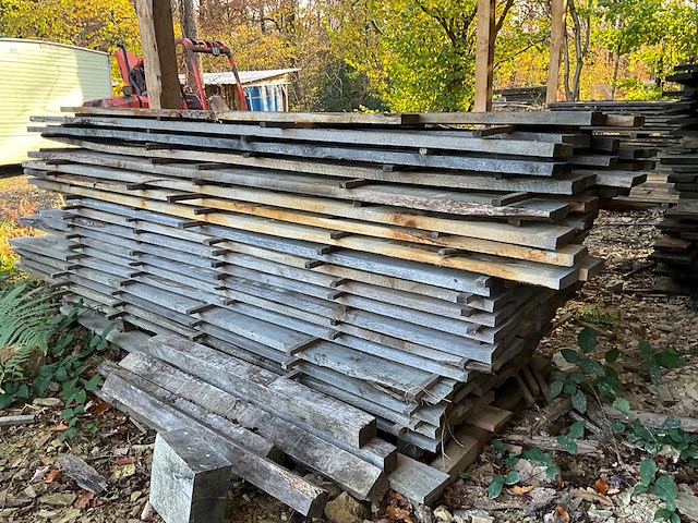 Set van rustieke eiken houten planken - afbeelding 2 van  6