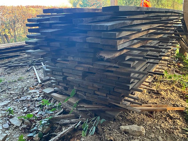 Set van rustieke eiken houten planken - afbeelding 4 van  6