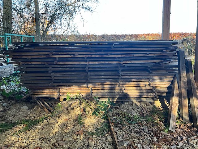 Set van rustieke eiken houten planken - afbeelding 5 van  6