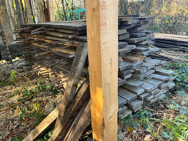 Set van rustieke eiken houten planken - afbeelding 6 van  6