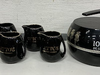 Set van seagram's 100 pipers de luxe scotch whisky