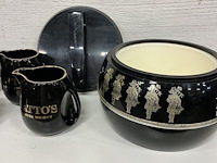 Set van seagram's 100 pipers de luxe scotch whisky - afbeelding 4 van  4