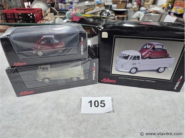 Set vw t1 & bwm isetta - afbeelding 1 van  3