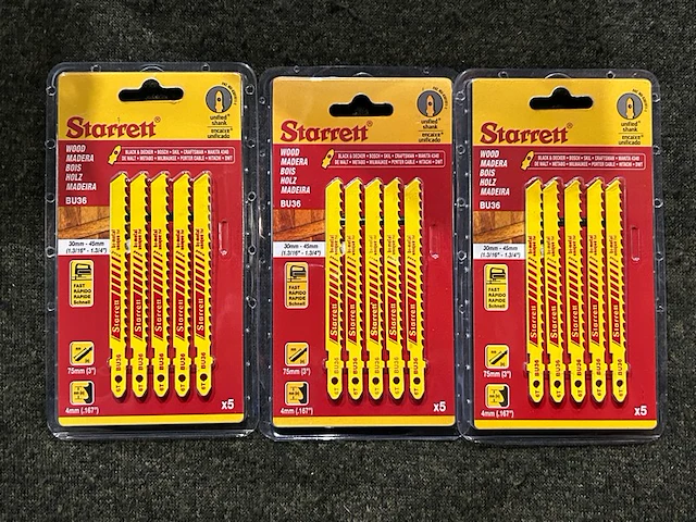 Set zaagbladen starrett - afbeelding 1 van  4