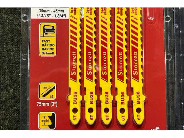 Set zaagbladen starrett - afbeelding 4 van  4