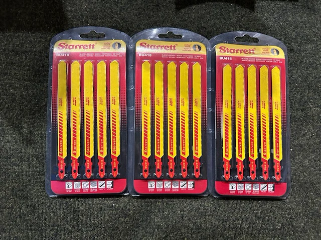 Set zaagbladen starrett - afbeelding 1 van  4