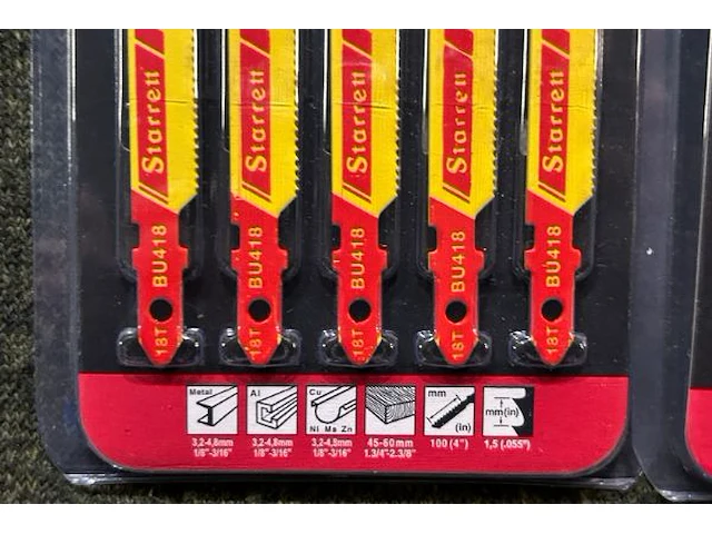 Set zaagbladen starrett - afbeelding 4 van  4