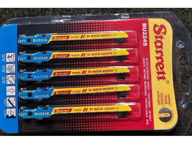 Set zaagbladen starrett - afbeelding 9 van  10