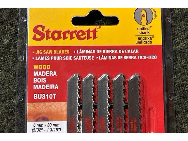Set zaagbladen starrett - afbeelding 2 van  3