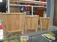 Setje van 3 bamboe bloembakken - afbeelding 1 van  7