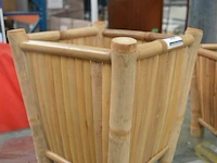 Setje van 3 bamboe bloembakken - afbeelding 4 van  6