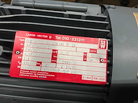 Sew + bauer 1,1 kw 400 volt electro motor met reductie + transformator (4x) - afbeelding 2 van  8