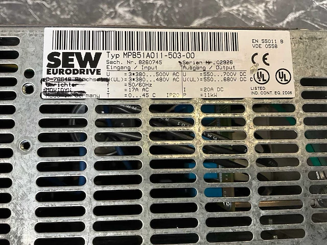 Sew diverse frequentieregelaars (5x) - afbeelding 10 van  10