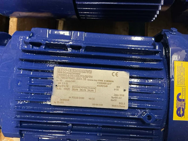 Sew-eurodrive diverse elektromotoren (2x) - afbeelding 7 van  8