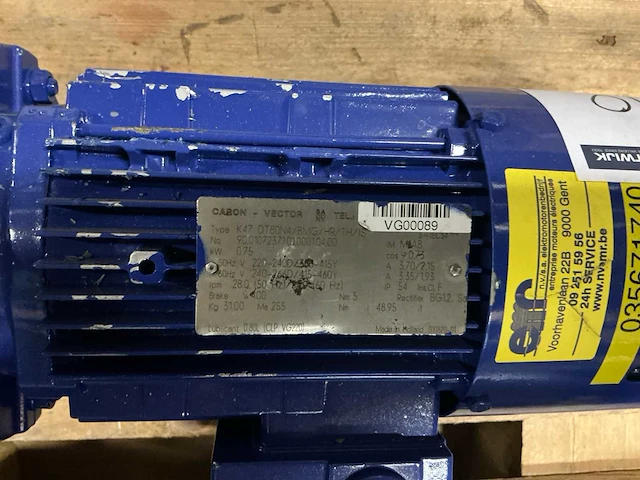 Sew-eurodrive k47 elektromotor - afbeelding 5 van  5