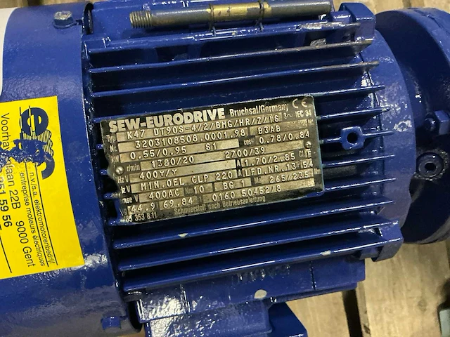 Sew-eurodrive k47 elektromotor - afbeelding 5 van  5