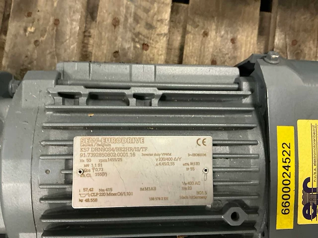 Sew-eurodrive k57 elektromotor - afbeelding 5 van  5