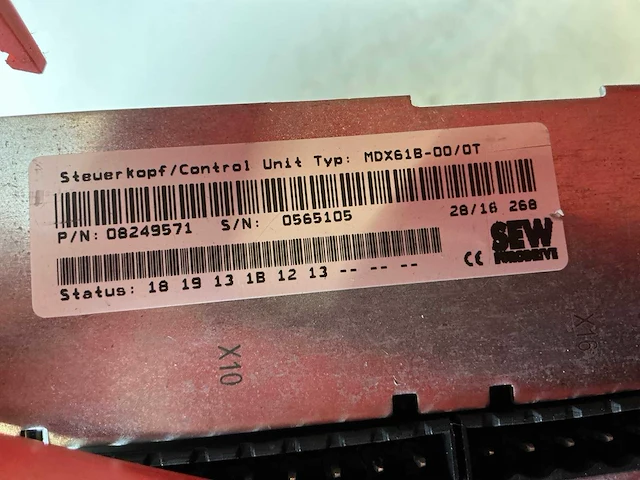 Sew eurodrive movidrive mdx61b0110-5a3-4-0t frequentieregelaar - afbeelding 6 van  6