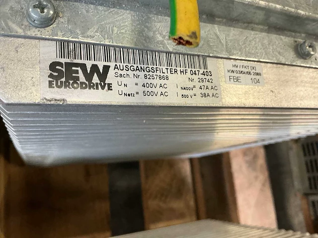 Sew eurodrive movitrac uitgangfilter (9x) - afbeelding 9 van  10
