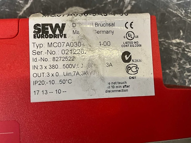 Sew mc07a030 frequentieregelaar (2x) - afbeelding 5 van  7