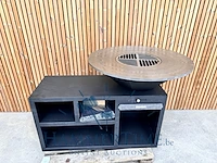 Sfeer bbq groot corten staal zwart - afbeelding 8 van  11