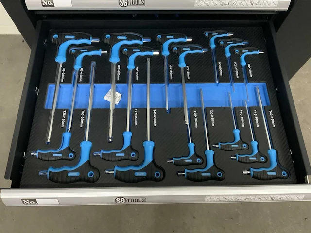 Sg tools - 253 stuks - gereedschapswagen - afbeelding 7 van  12