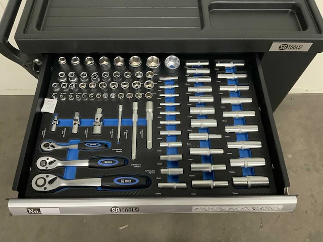 Sg tools - 253 stuks - gereedschapswagen - afbeelding 11 van  12