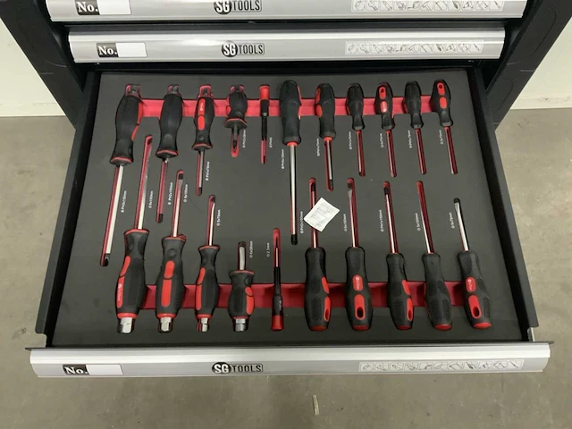 Sg tools - 257 stuks - gereedschapswagen - afbeelding 10 van  11