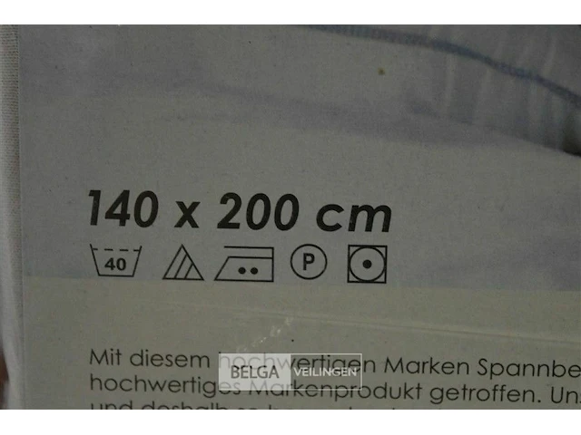 Shafer hoeslaken 140x200cm 2st 80%katoen 20% polyester - afbeelding 3 van  4