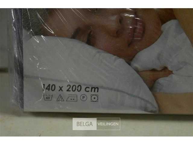 Shafer hoeslaken 140x200cm 2st 80%katoen 20% polyester - afbeelding 3 van  5