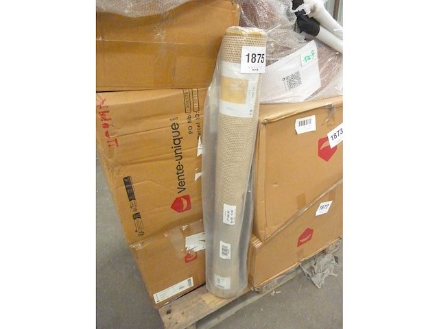 Shaggy, shag tapijt - 120 x 170 cm - mosterdgeel - afbeelding 4 van  4