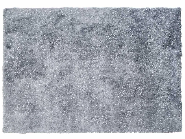 Shaggy, shag vloerkleed - 160 x 230 cm - zilver - afbeelding 2 van  5